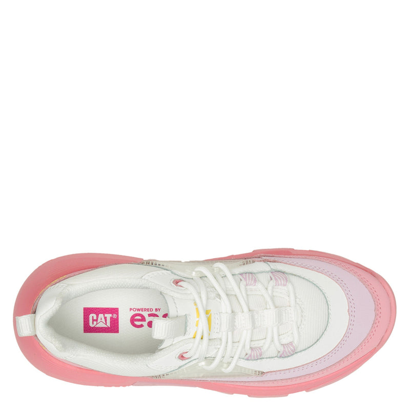 TENIS RAIDER LACE CASUAL COLOR BLANCO ROSA PARA MUJER