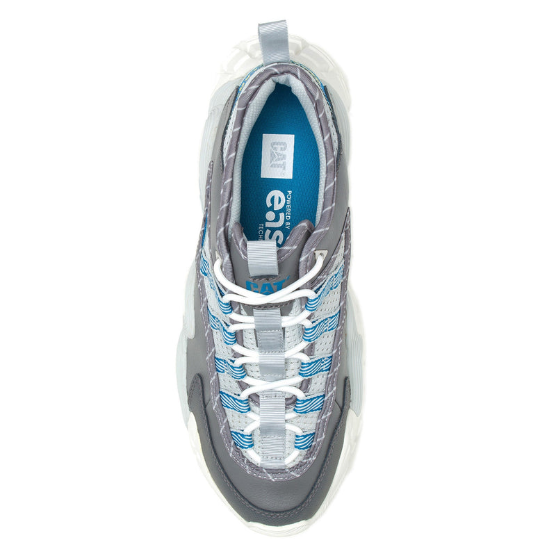 TENIS VAPOR WEB CASUAL COLOR BLANCO GRIS PARA HOMBRE