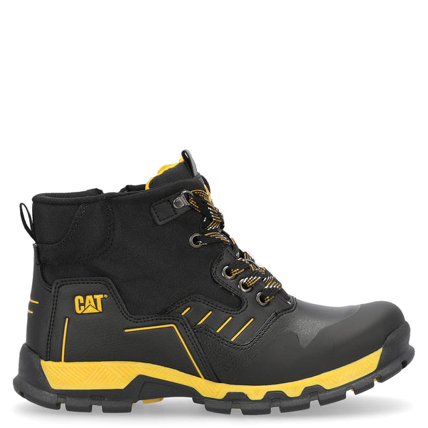 BOTAS NELSON M4M CASUAL COLOR NEGRO AMARILLO PARA NIÑOS