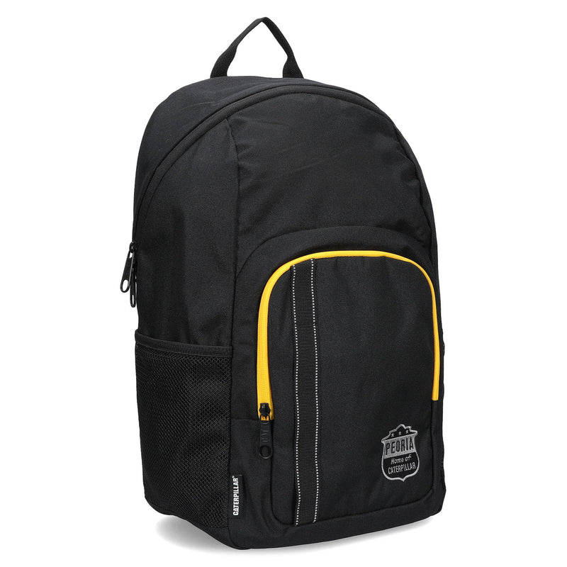 MOCHILA PEORIA SCHOOL BAG COLOR NEGRO AMARILLO