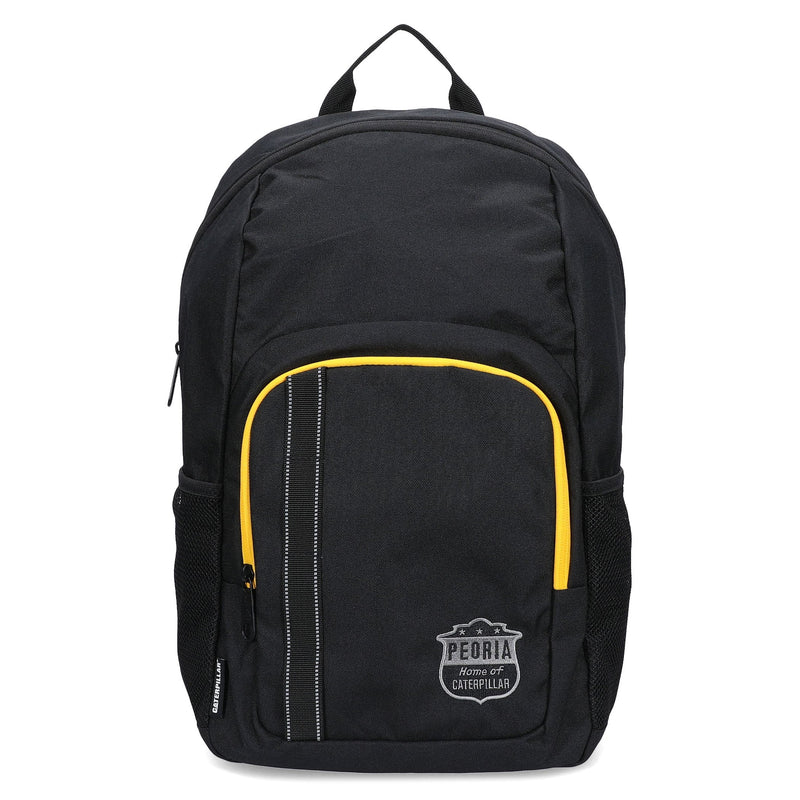 MOCHILA PEORIA SCHOOL BAG COLOR NEGRO AMARILLO