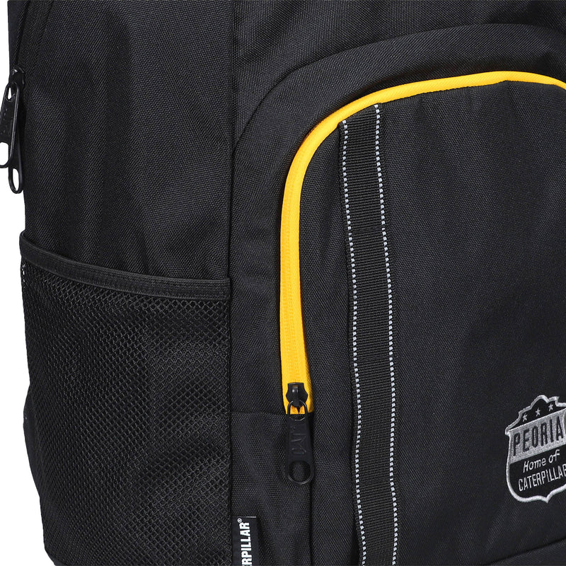 MOCHILA PEORIA SCHOOL BAG COLOR NEGRO AMARILLO