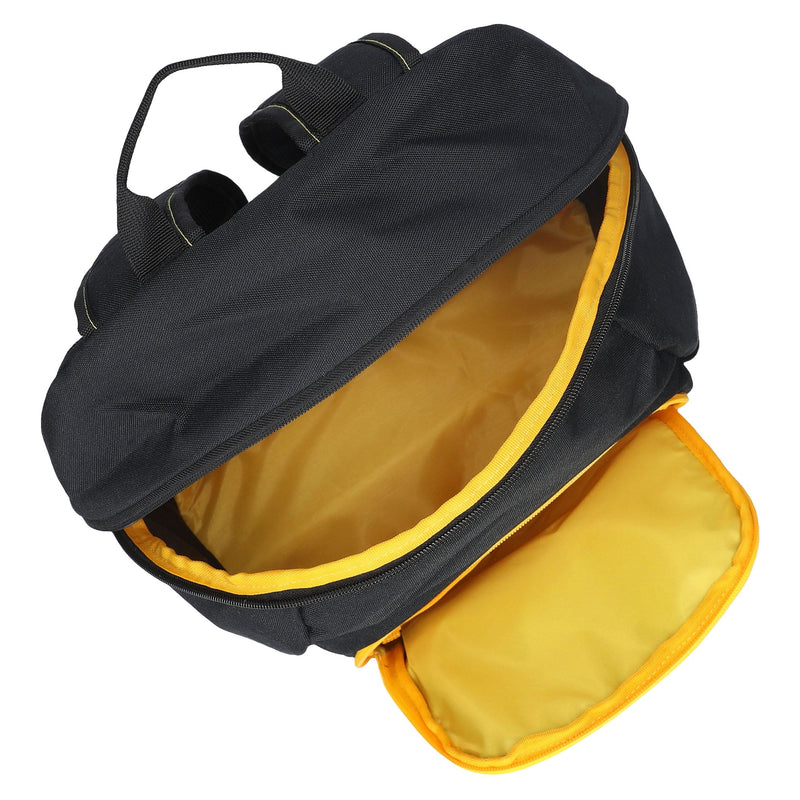 MOCHILA PEORIA SCHOOL BAG COLOR NEGRO AMARILLO