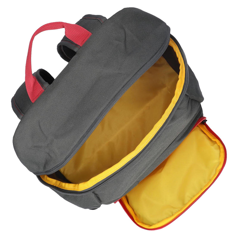 MOCHILA PEORIA SCHOOL BAG COLOR NEGRO ROJO