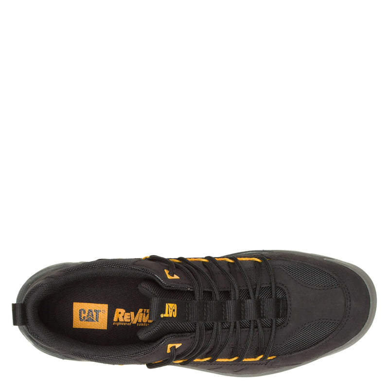 TENIS CRAIL SPORT LOW CASUAL COLOR NEGRO AMARILLO PARA HOMBRE