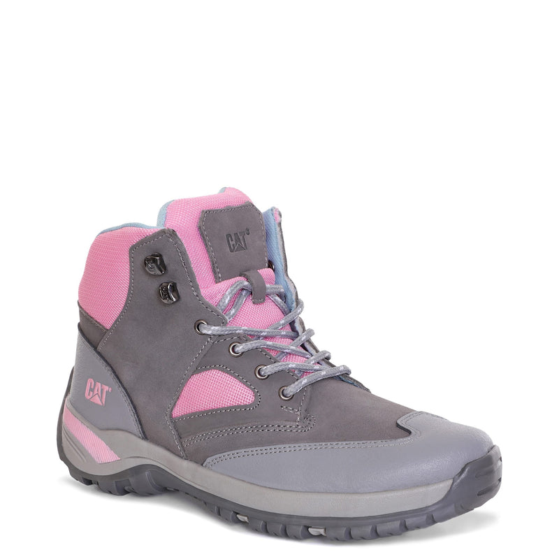 TENIS TRACTORSIDE M4M CASUAL COLOR GRIS ROSA PARA NIÑAS