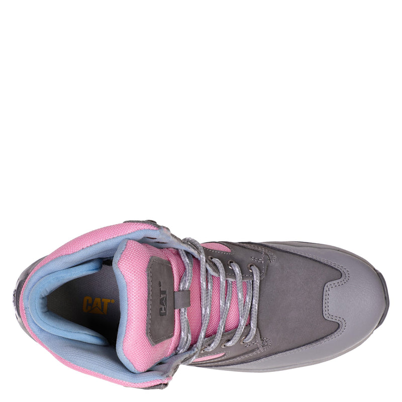 TENIS TRACTORSIDE M4M CASUAL COLOR GRIS ROSA PARA NIÑAS