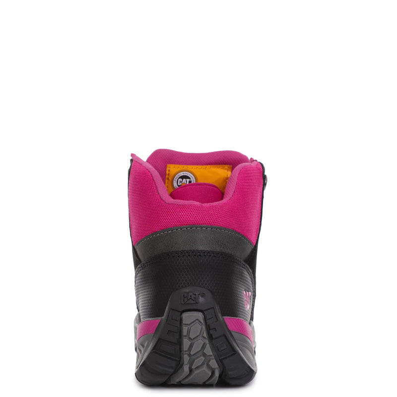 TENIS TRACTORSIDE M4M CASUAL COLOR NEGRO ROSA PARA NIÑOS