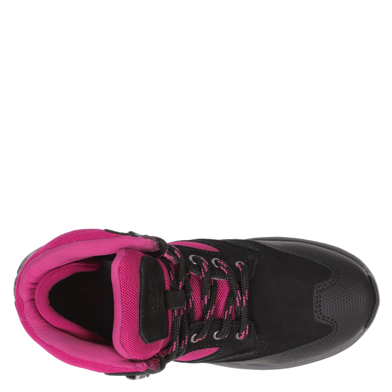 TENIS TRACTORSIDE M4M CASUAL COLOR NEGRO ROSA PARA NIÑOS