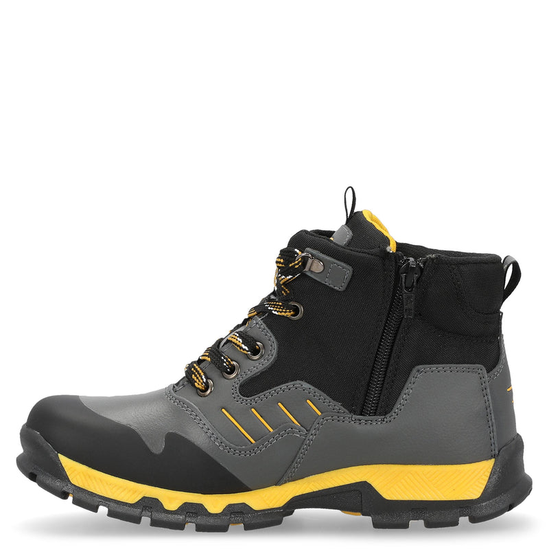 BOTAS NELSON M4M CASUAL COLOR GRIS AMARILLO PARA NIÑOS