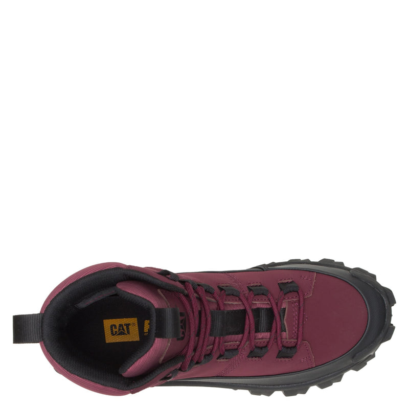 TENIS TRESPASS GALOSH WP CASUAL COLOR VINO NEGRO PARA MUJER