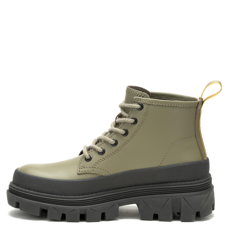 BOTAS HARDWEAR MID CASUAL COLOR OLIVO NEGRO PARA MUJER