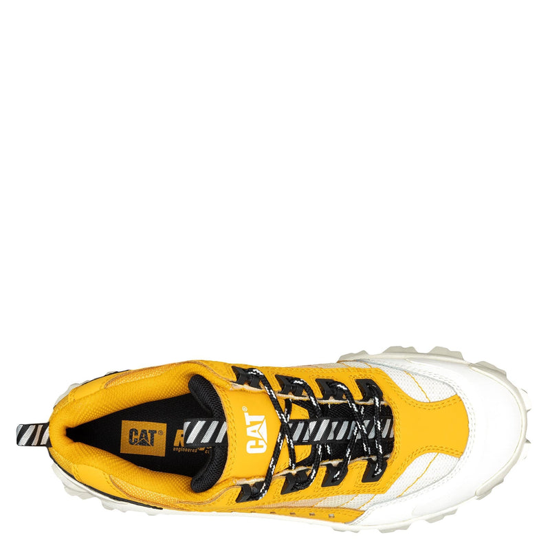 TENIS INTRUDER CASUAL COLOR AMARILLO BLANCO PARA MUJER